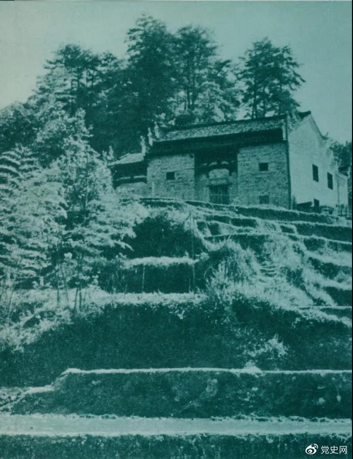 1928年5月，湘贛邊界工農(nóng)兵蘇維埃政府在寧岡茅坪成立。圖為湘贛邊界工農(nóng)兵蘇維埃政府舊址。